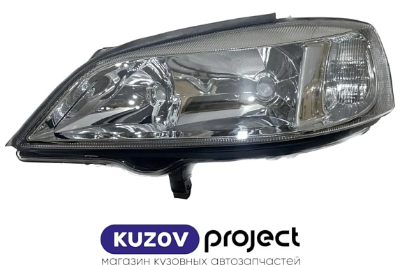 Фара левая под электрокорректор Opel Astra G 1998-2004 (ТYC / Тайвань)