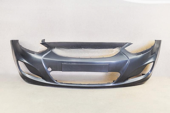 Бампер передний Hyundai Solaris 2010-2014 Россия (Неокрашенный)