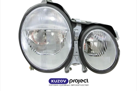 Фара правая под электрокорректор Mercedes E-Class W210 1999-2002 (DEPO)
